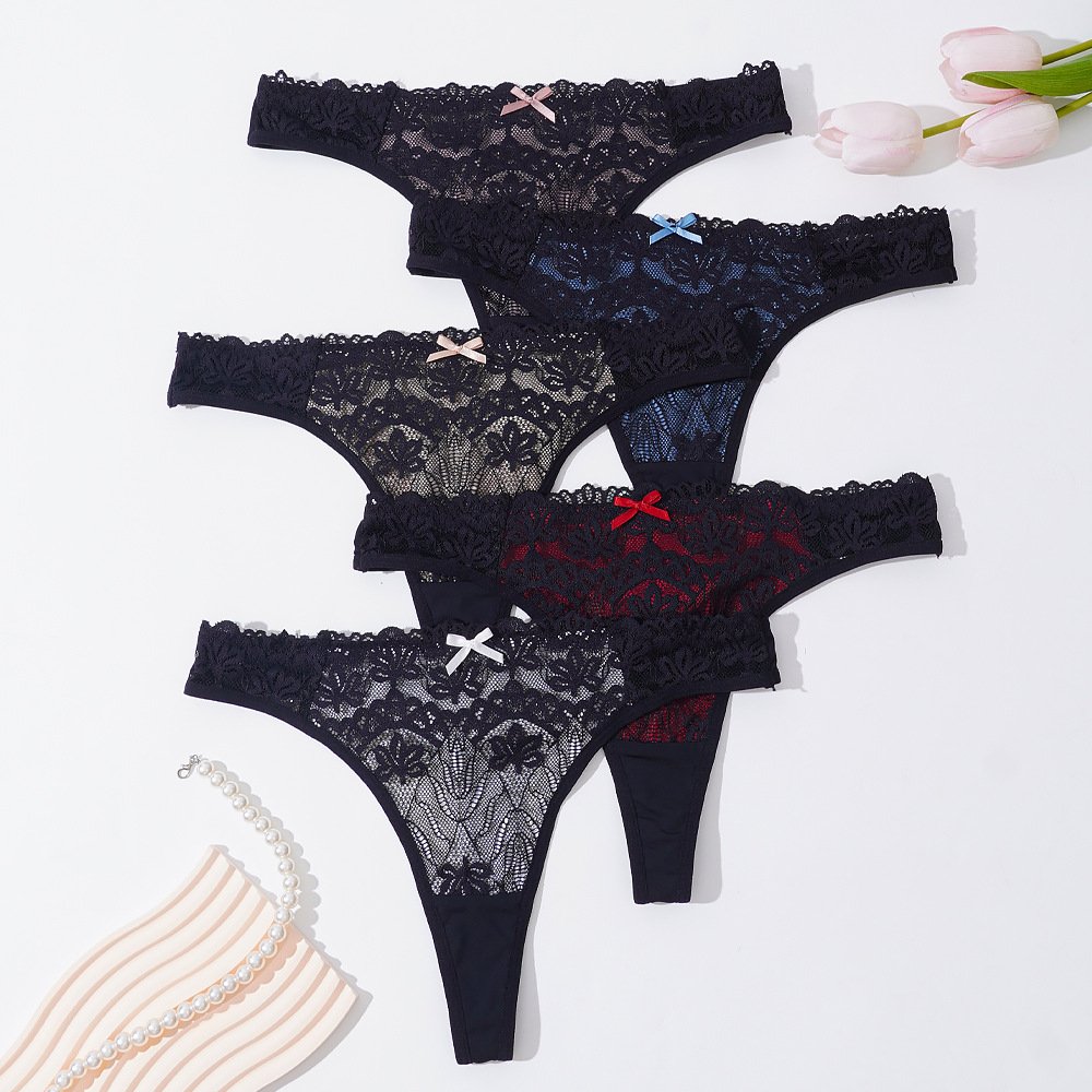 Women's Lace Trim Bikini Panty